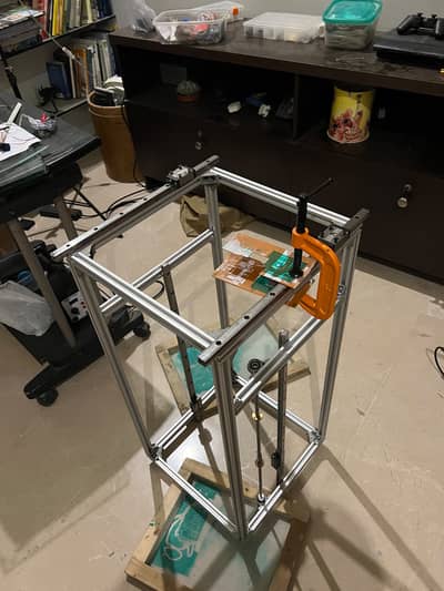 Core xy 3d printer frame and rails