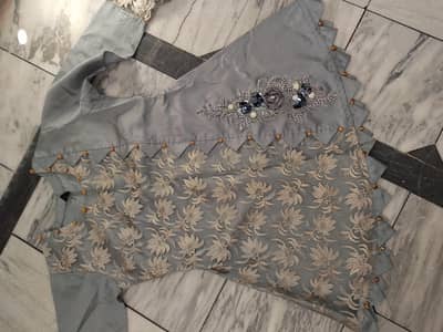 organza beautiful frock dress
