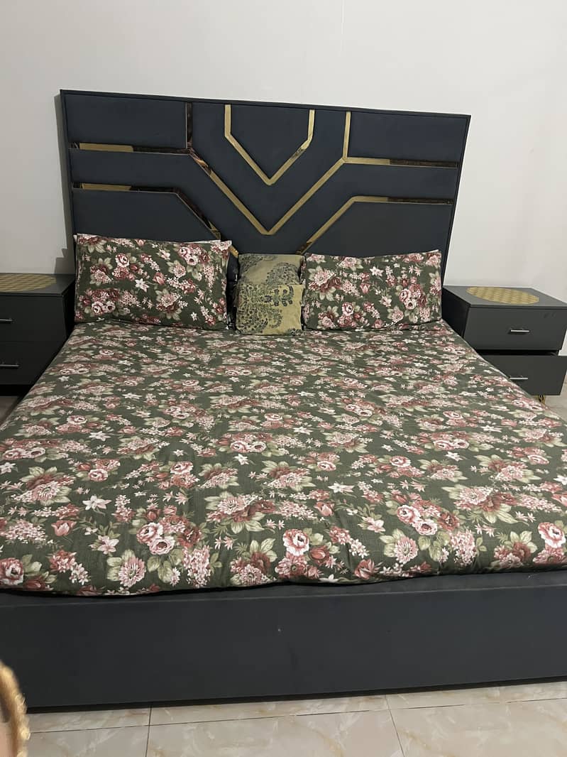 Bed and side table 1