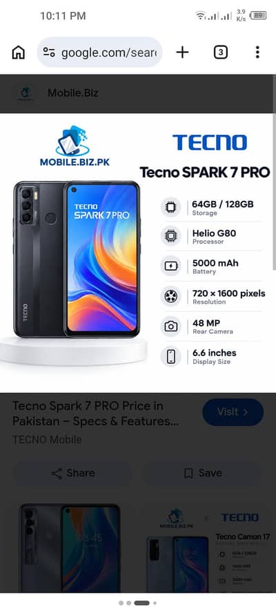 Tecno Spark 7 Pro