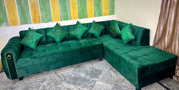 L shaped 6 seater's sofa set sale in fsd
