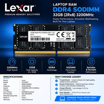 laptop ram 32gb