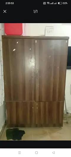 Four door Wardrob & single door partition almar & Sony Tvi