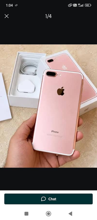 Apple iPhone 7 Plus PTA approved with box farsal