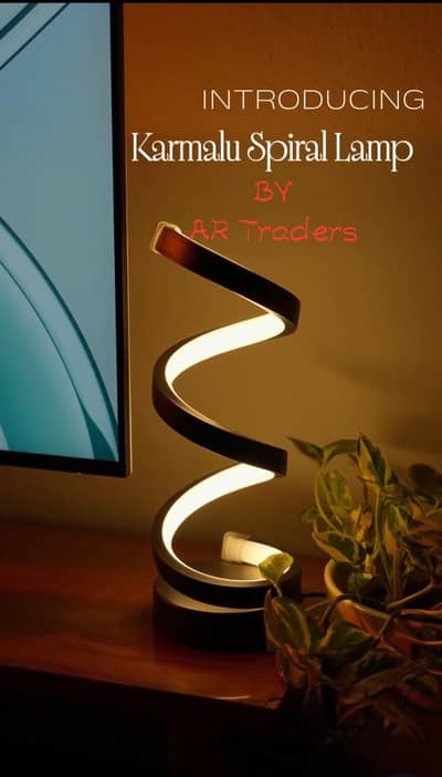 Modern Spiral LED Table Lamp
