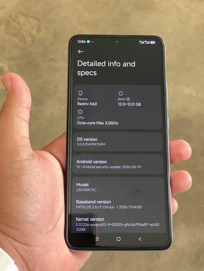 Xiaomi Redmi K60 12+12/512gb gaming new set
