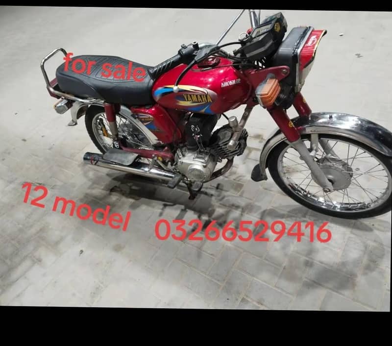 Yahama 2012 model 100cc 0