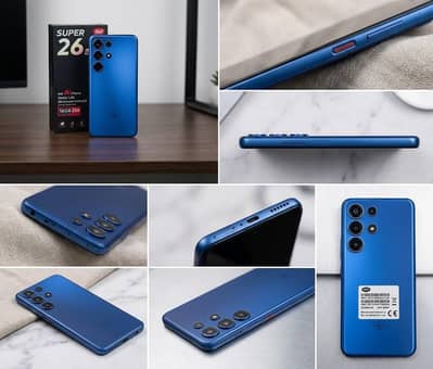 Itel Super S26 ultra. full box new. 10 month warranty. 8+8 256.