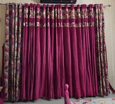 Pink Velvet Curtains
