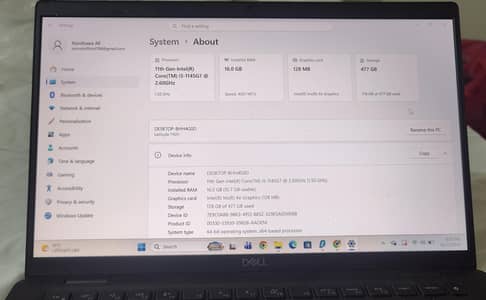 Laptop Dell Latitude 7420 | i5 11th Gen | 16GB RAM | 512GB SSD