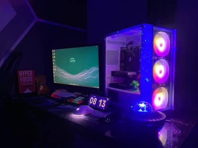 Gaming PC | GTX 1650 4GB | Core i7-3770 | 16GB RAM | White RGB Case