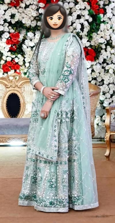 Hussain Rehar ( replica) maxi dress