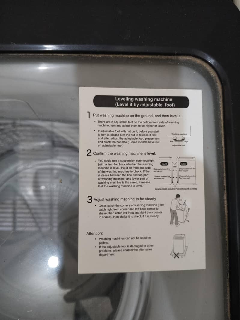 Haier automatic washing machine 2