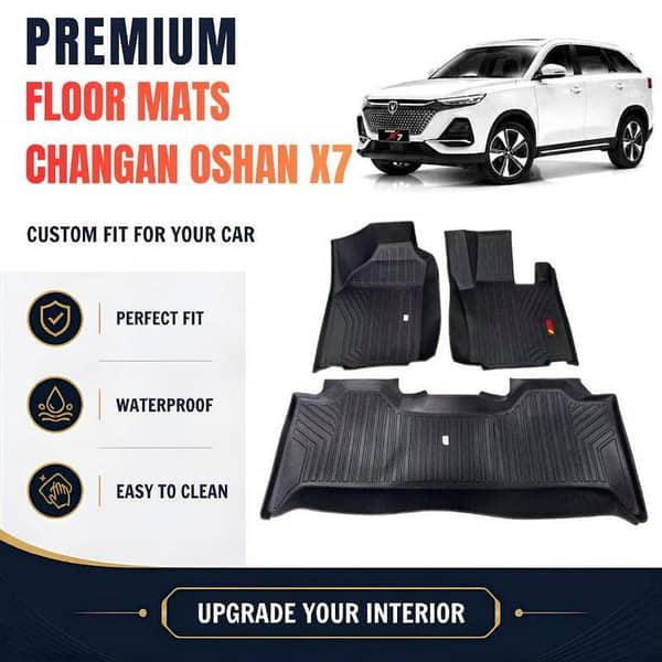 Car TPE Floor Mat -Changan Oshan X7-Wear-Resistance Anti-Skid Heavy-Duty