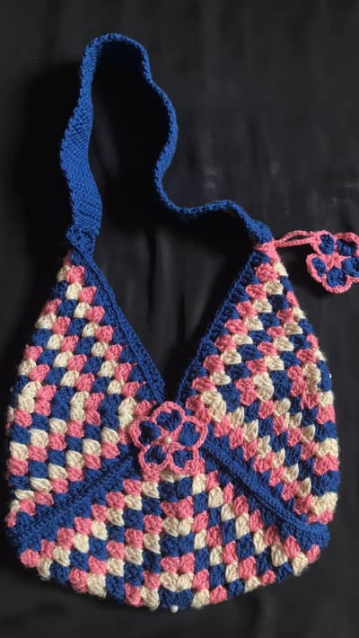 Crochet Granny Square Bag