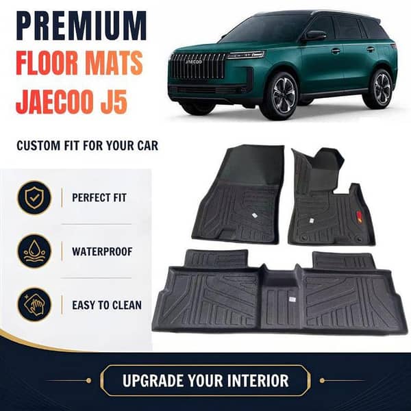 Car TPE Floor Mat -Jaecoo J5-Wear-Resistance Anti-Skid Heavy-Duty