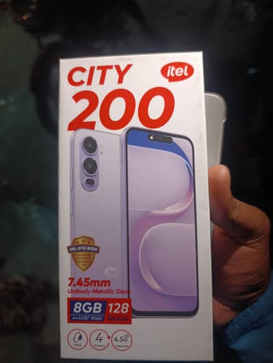 City 200 Full new Fone Only Open Box