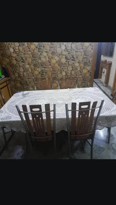 dining table with 6 chairs