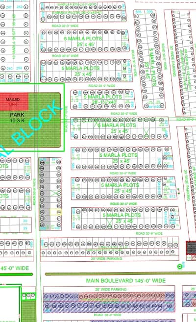 8 Marla hot location location corner plot for sale