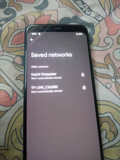 `Pixel 4 Original Panel All OK - Touch Working - Lower Glass Crack`