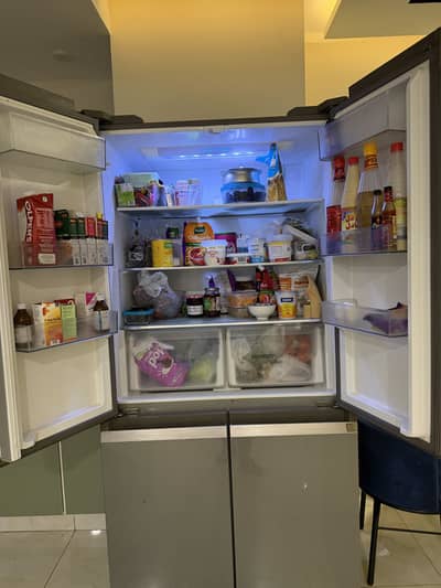 Haier double door no frost fridge