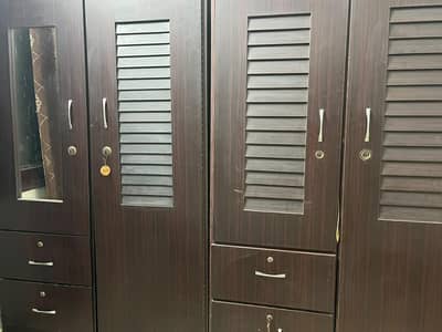 2 Door Wardrobe x2