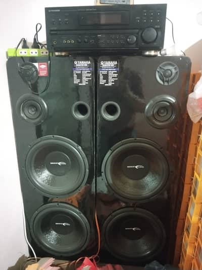 speaker with amplifier for sale