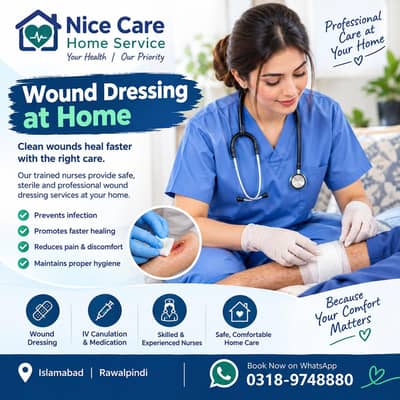 Home nursing care services . care with register nurse properly