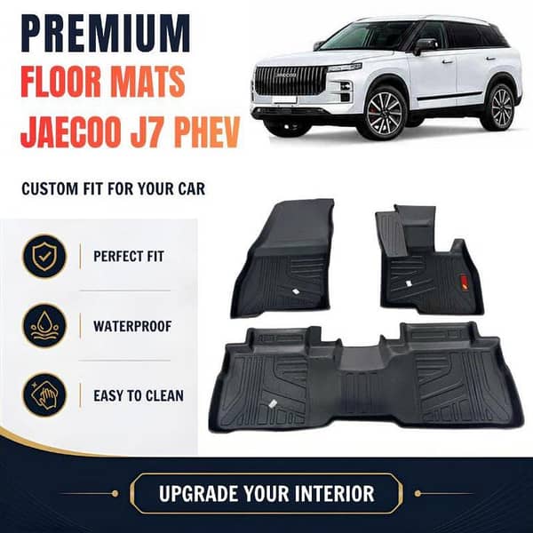 Car TPE Floor Mat -Jaecoo J7 PHEV-Wear-Resistance Anti-Skid Heavy-Duty