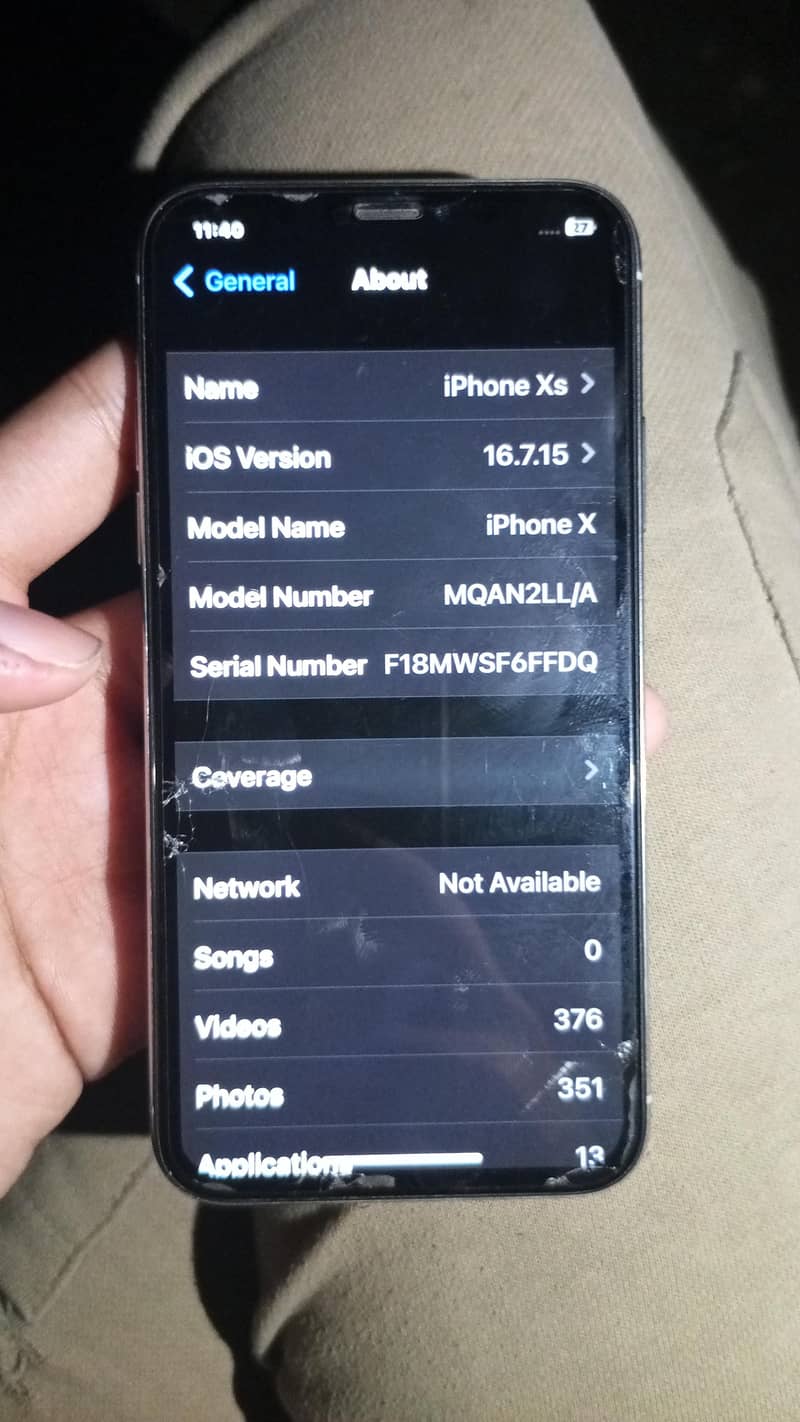 Apple iPhone XS 5
