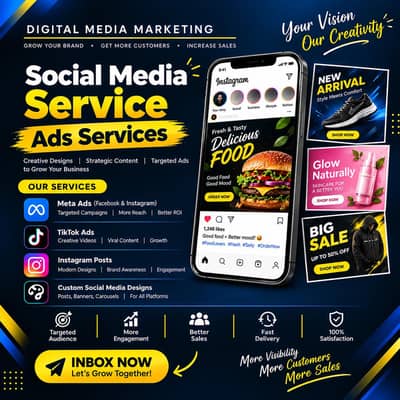 Social Media Marketing | Meta & TikTok Ads | Poster Design