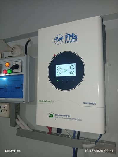 6kw inverter FMS . 5KW BATTERY ZEWNIC