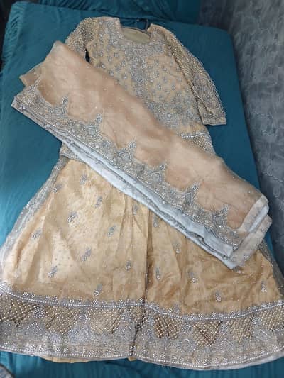 bridal qameez sharara