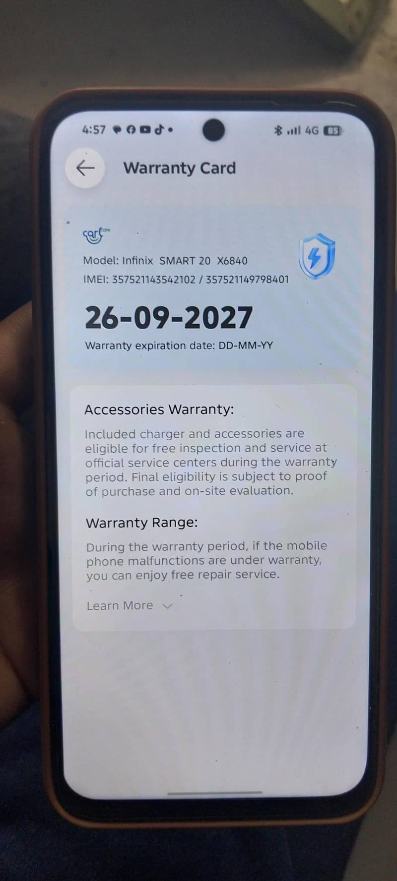 Infinix Other Model 6