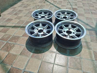 Japanese rims 114 pcd 13 inch