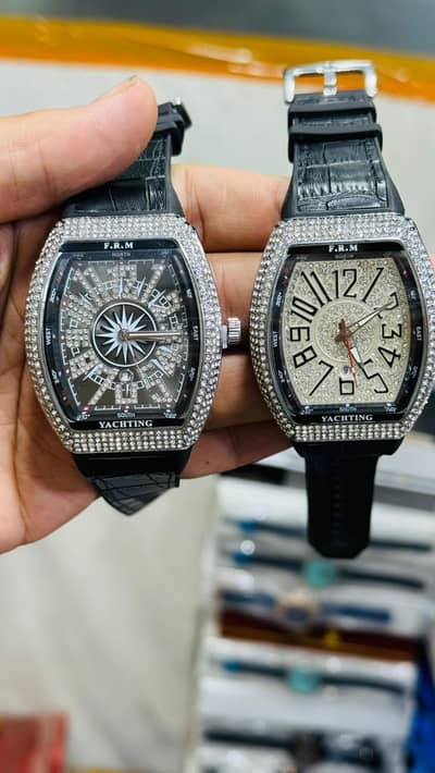 Luxury silver men watch-Elegent Fluted Blazel & jubilee Style Bracelet