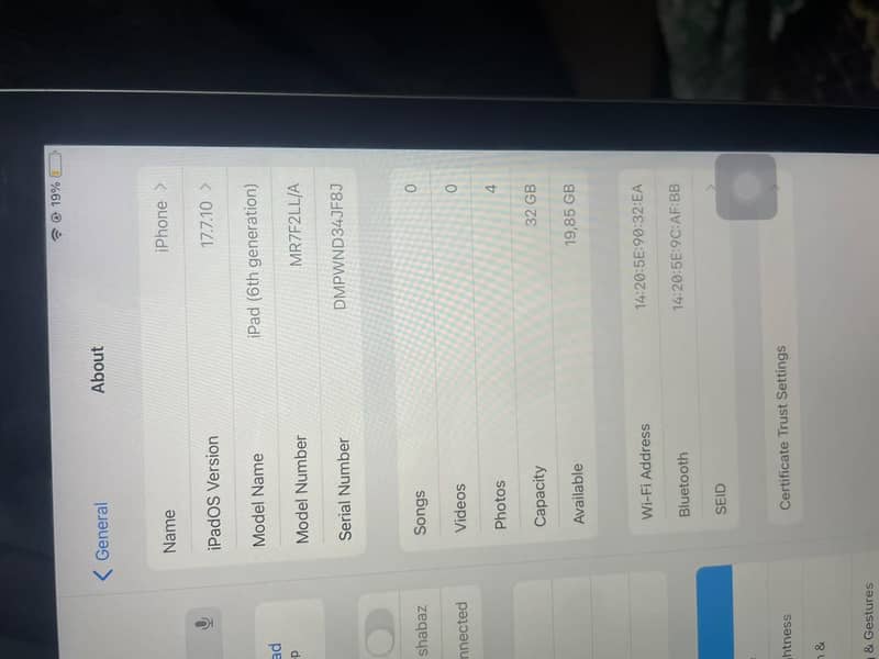 iPad 6the Gen 1