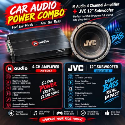 Car audio power combo