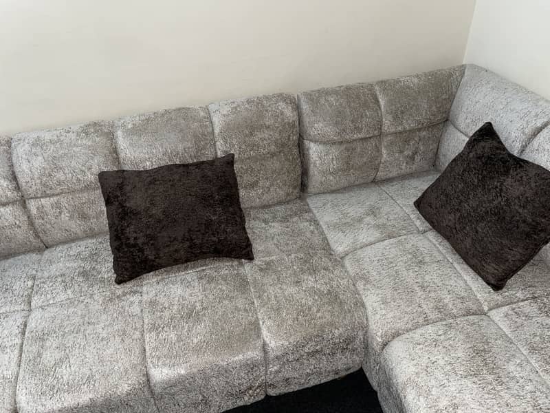 L Shaped sofa 1