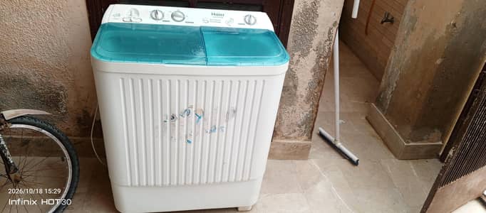 Haier Semi Automatic Washing machine 10kg dryer