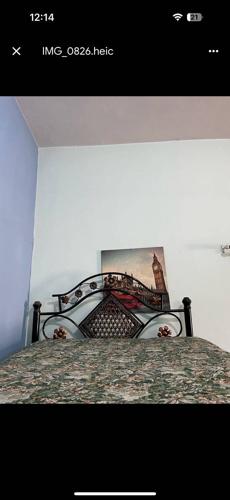 iron bunk single bed and dressing table set 6