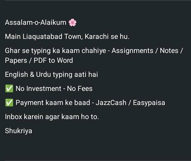 ASSIGNMENT WORK 1