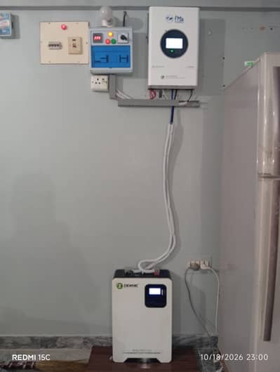 lithium zewnic battery plus solar inverter 5kw inverter 6kw