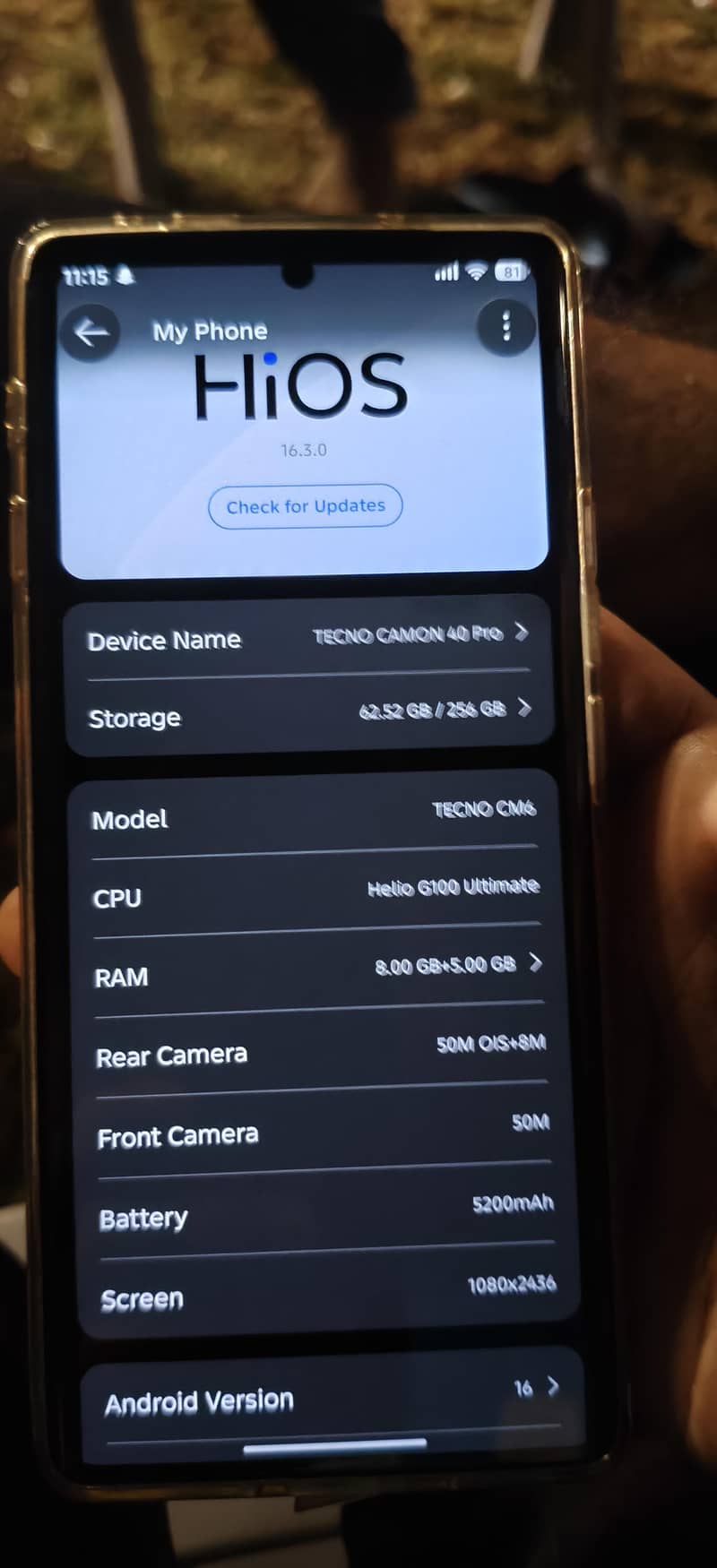 Tecno Camon 40 Pro 4