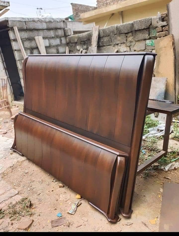 #Bed set#wooden bed#Chinioti bed#sofa#dressing#chairs#king bed#table 0