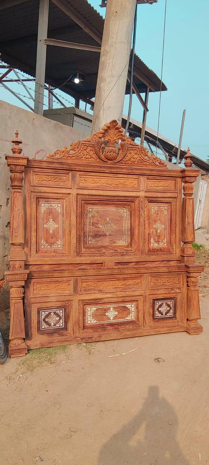 #Bed set#wooden bed#Chinioti bed#sofa#dressing#chairs#king bed#table 10