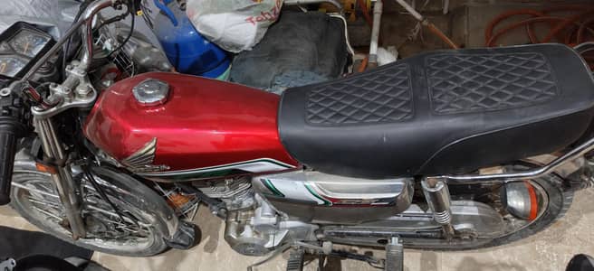 HONDA CG 125 SPECIAL EDITION 2023 RED PPF COATED TANK