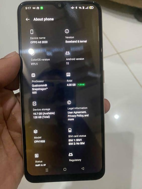 OPPO A5 4