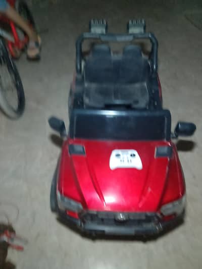 Remote control rechargeable battery jeep
