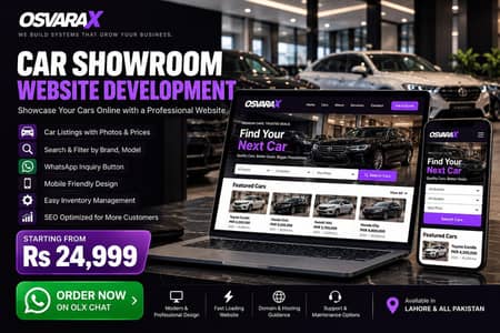 Car Showroom Website Design & Development in Lahore